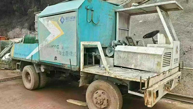 四川出售二手双喷头湿喷机